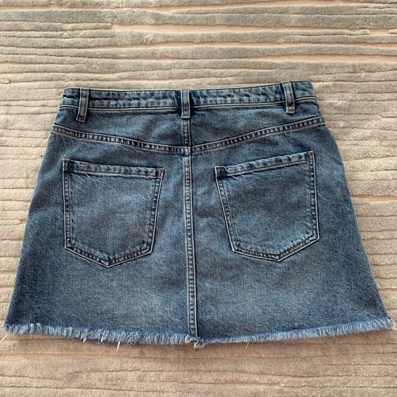 Free People Zipper Denim Skirt - Picture 3 of 5